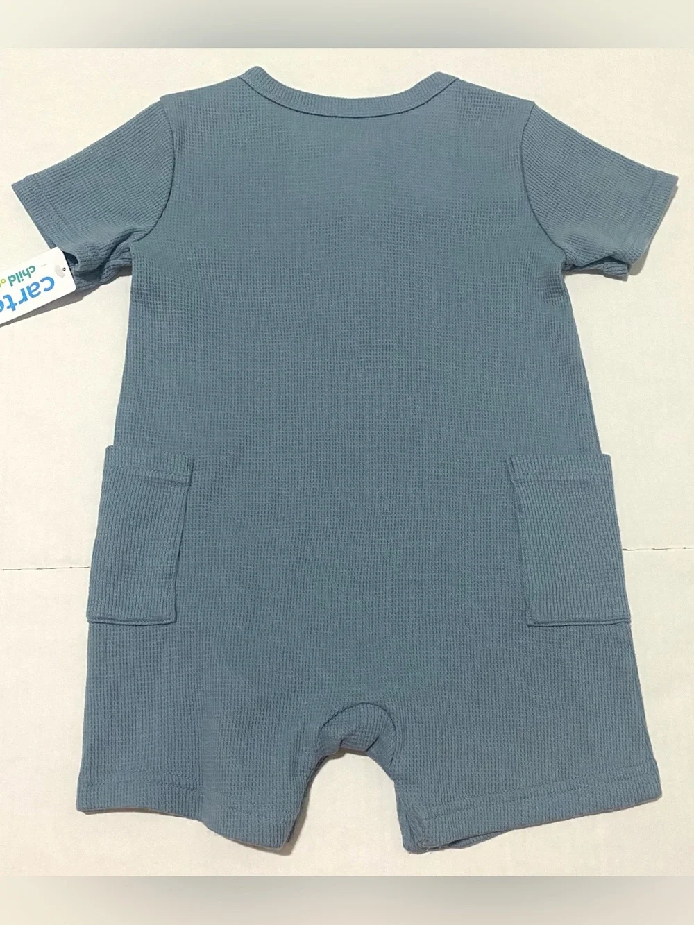 Carter’s Boys 18M Blue Adventure Awaits One-Piece Romper Boho Fall Lightweight
